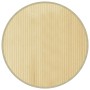 Alfombra redonda bambú color natural claro 80 cm de vidaXL, Alfombras - Ref: Foro24-376981, Precio: 21,86 €, Descuento: %