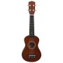 Juego de ukelele soprano para niños con funda madera oscura 21" de vidaXL, Instrumentos de cuerda - Ref: Foro24-70145, Precio...