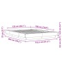 Estructura de cama madera de ingeniería roble ahumado 135x190cm de vidaXL, Camas y somieres - Ref: Foro24-3281228, Precio: 15...