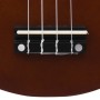 Juego de ukelele soprano para niños con funda madera oscura 21" de vidaXL, Instrumentos de cuerda - Ref: Foro24-70145, Precio...