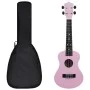 Set de ukelele soprano con funda para niños rosa 23" de vidaXL, Instrumentos de cuerda - Ref: Foro24-70153, Precio: 32,74 €, ...