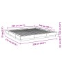 Estructura de cama madera de ingeniería roble ahumado 200x200cm de vidaXL, Camas y somieres - Ref: Foro24-3281165, Precio: 18...