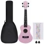 Set de ukelele soprano con funda para niños rosa 23" de vidaXL, Instrumentos de cuerda - Ref: Foro24-70153, Precio: 32,74 €, ...