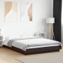 Estructura de cama madera de ingeniería negra 140x200 cm de vidaXL, Camas y somieres - Ref: Foro24-3281190, Precio: 165,94 €,...