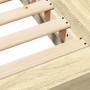 Estructura de cama madera de ingeniería roble Sonoma 90x190 cm de vidaXL, Camas y somieres - Ref: Foro24-3281240, Precio: 133...