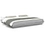 Estructura de cama madera de ingeniería gris Sonoma 180x200 cm de vidaXL, Camas y somieres - Ref: Foro24-3281173, Precio: 178...