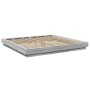 Estructura de cama madera de ingeniería gris Sonoma 180x200 cm de vidaXL, Camas y somieres - Ref: Foro24-3281173, Precio: 178...