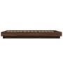 Estructura de cama madera de ingeniería marrón roble 100x200 cm de vidaXL, Camas y somieres - Ref: Foro24-3281209, Precio: 14...