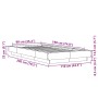 Estructura de cama madera de ingeniería roble ahumado 90x190 cm de vidaXL, Camas y somieres - Ref: Foro24-3281242, Precio: 13...