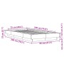 Estructura de cama madera de ingeniería roble humo 75x190 cm de vidaXL, Camas y somieres - Ref: Foro24-3281249, Precio: 122,1...