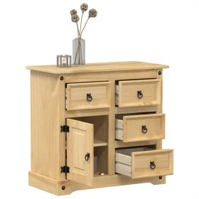 Corona sideboard solid pine wood 87x40x76 cm by vidaXL, Sideboards - Ref: Foro24-4005679, Price: 164,85 €, Discount: %