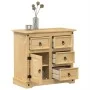 Corona Sideboard aus massivem Kiefernholz 87x40x76 cm von vidaXL, Sideboards - Ref: Foro24-4005679, Preis: 164,85 €, Rabatt: %