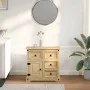 Corona Sideboard aus massivem Kiefernholz 87x40x76 cm von vidaXL, Sideboards - Ref: Foro24-4005679, Preis: 164,85 €, Rabatt: %