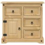 Aparador Corona madera maciza de pino 87x40x76 cm de vidaXL, Aparadores - Ref: Foro24-4005679, Precio: 189,29 €, Descuento: %
