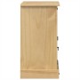 Aparador Corona madera maciza de pino 87x40x76 cm de vidaXL, Aparadores - Ref: Foro24-4005679, Precio: 189,29 €, Descuento: %