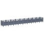 Jardinera con clavijas PP gris 363,5x43,5x43,5 cm de vidaXL, Maceteros y jardineras - Ref: Foro24-368029, Precio: 119,78 €, D...