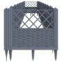 Planter with pegs PP gray 363.5x43.5x43.5 cm by vidaXL, Pots and planters - Ref: Foro24-368029, Price: 95,36 €, Discount: %