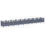 Jardinera con clavijas PP gris 363,5x43,5x43,5 cm de vidaXL, Maceteros y jardineras - Ref: Foro24-368029, Precio: 119,78 €, D...