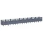 Planter with pegs PP gray 363.5x43.5x43.5 cm by vidaXL, Pots and planters - Ref: Foro24-368029, Price: 95,36 €, Discount: %