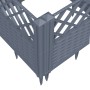 Jardinera con clavijas PP gris 363,5x43,5x43,5 cm de vidaXL, Maceteros y jardineras - Ref: Foro24-368029, Precio: 119,78 €, D...