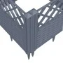 Planter with pegs PP gray 363.5x43.5x43.5 cm by vidaXL, Pots and planters - Ref: Foro24-368029, Price: 95,36 €, Discount: %