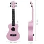 Set de ukelele soprano con funda para niños rosa 23" de vidaXL, Instrumentos de cuerda - Ref: Foro24-70153, Precio: 32,74 €, ...