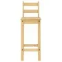 Taburetes altos 2 uds madera maciza de pino de vidaXL, muebles para cocinas y comedores - Ref: Foro24-4005693, Precio: 105,37...