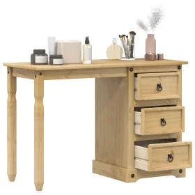 Tocador Corona madera maciza de pino 110x50x75 cm de vidaXL, Escritorios - Ref: Foro24-4005685, Precio: 136,32 €, Descuento: %
