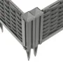 Planter with pegs PP light gray 42.5x42.5x28.5 cm by vidaXL, Pots and planters - Ref: Foro24-368003, Price: 18,15 €, Discount: %