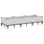 Jardinera con clavijas PP blanco 125x40x28,5 cm de vidaXL, Maceteros y jardineras - Ref: Foro24-368015, Precio: 43,08 €, Desc...