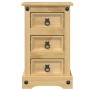 Mesita de noche Corona madera maciza de pino 35x32,5x58 cm de vidaXL, Mesitas de noche - Ref: Foro24-4005653, Precio: 87,82 €...
