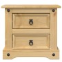 Mesita de noche Corona madera maciza de pino 53x39x50 cm de vidaXL, Mesitas de noche - Ref: Foro24-4005658, Precio: 73,45 €, ...