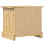 Mesita de noche Corona madera maciza de pino 53x39x50 cm de vidaXL, Mesitas de noche - Ref: Foro24-4005658, Precio: 73,45 €, ...