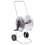 Aufroller für 50 m 1/2" oder 35 m 3/4" Stahlschlauch von vidaXL, Gartenschlauchhalter - Ref: Foro24-4005279, Preis: 66,91 €, ...