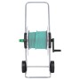 Carrete de rollo para manguera de 50 m 1/2" o 35 m 3/4" acero de vidaXL, Soporte de manguera de jardín - Ref: Foro24-4005279,...
