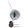 Carrete de rollo para manguera de 50 m 1/2" o 35 m 3/4" acero de vidaXL, Soporte de manguera de jardín - Ref: Foro24-4005279,...