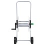 Carrete de rollo para manguera de 50 m 1/2" o 35 m 3/4" acero de vidaXL, Soporte de manguera de jardín - Ref: Foro24-4005279,...