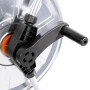 Carrete de rollo para manguera de 50 m 1/2" o 35 m 3/4" acero de vidaXL, Soporte de manguera de jardín - Ref: Foro24-4005279,...
