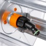 Carrete de rollo para manguera de 50 m 1/2" o 35 m 3/4" acero de vidaXL, Soporte de manguera de jardín - Ref: Foro24-4005279,...