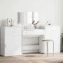 4-teiliges Waschtischset aus weißem Holzwerkstoff von vidaXL, Schlafzimmermöbel-Sets - Ref: Foro24-3276525, Preis: 214,76 €, ...