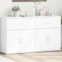 Aparador de madera de ingeniería 2 uds blanco 60x31x70 cm de vidaXL, Aparadores - Ref: Foro24-3276546, Precio: 145,49 €, Desc...