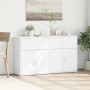 Aparador de madera de ingeniería 2 uds blanco 60x31x70 cm de vidaXL, Aparadores - Ref: Foro24-3276546, Precio: 145,49 €, Desc...