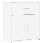 Aparador de madera de ingeniería 2 uds blanco 60x31x70 cm de vidaXL, Aparadores - Ref: Foro24-3276546, Precio: 145,49 €, Desc...