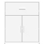 Aparador de madera de ingeniería 2 uds blanco 60x31x70 cm de vidaXL, Aparadores - Ref: Foro24-3276546, Precio: 145,49 €, Desc...