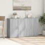 Aparador de madera de ingeniería 2 uds gris Sonoma 60x31x70 cm de vidaXL, Aparadores - Ref: Foro24-3276544, Precio: 117,68 €,...