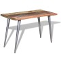 Mesa de comedor de madera maciza reciclada 120x60x76 cm en Mesas de comedor | Comprar online en Foru.es
