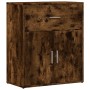 Aparador de madera de ingeniería 2 uds roble ahumado 60x31x70cm de vidaXL, Aparadores - Ref: Foro24-3276550, Precio: 127,16 €...