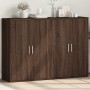 Aparadores 2 uds madera de ingeniería marrón roble 60x31x84 cm de vidaXL, Aparadores - Ref: Foro24-3276573, Precio: 141,55 €,...