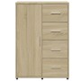 Aparadores 2 uds madera de ingeniería roble Sonoma 60x31x84 cm de vidaXL, Aparadores - Ref: Foro24-3276590, Precio: 198,46 €,...