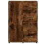 Aparadores 2 uds madera de ingeniería roble ahumado 60x31x84 cm de vidaXL, Aparadores - Ref: Foro24-3276592, Precio: 183,73 €...